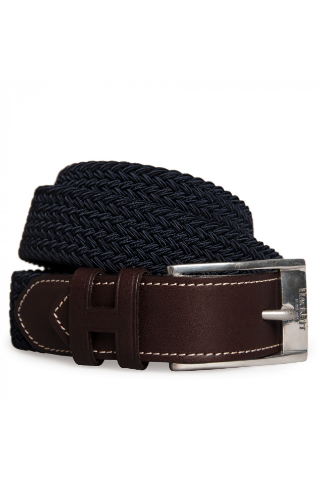 Gürtel Navy geflochten