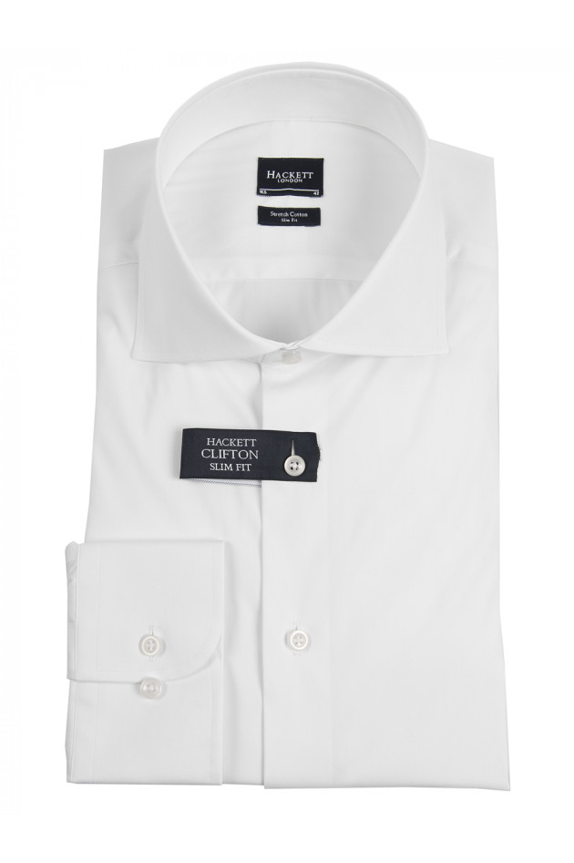 Hackett London Hemd Weiß