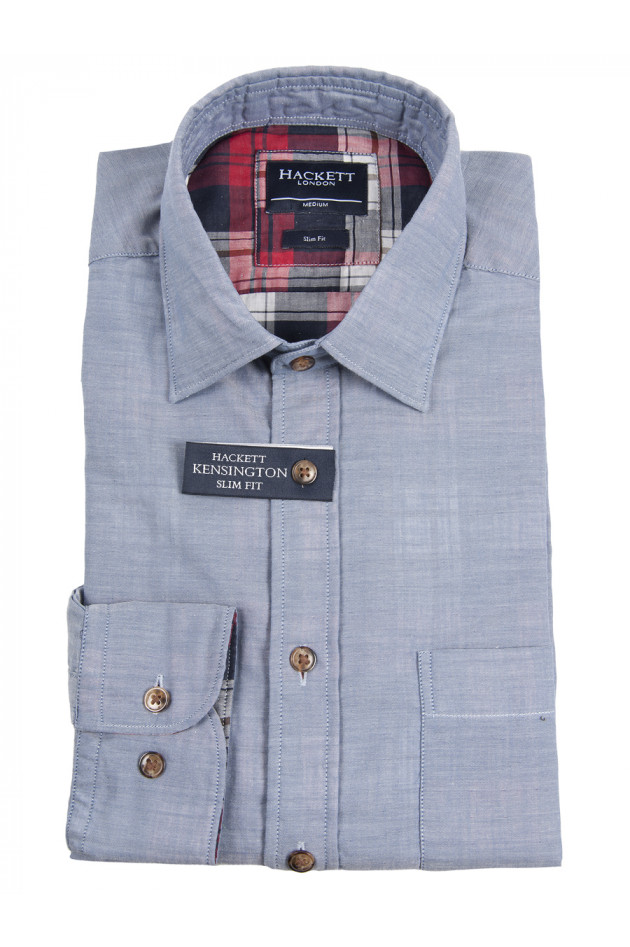 Hackett London Hemd Denim