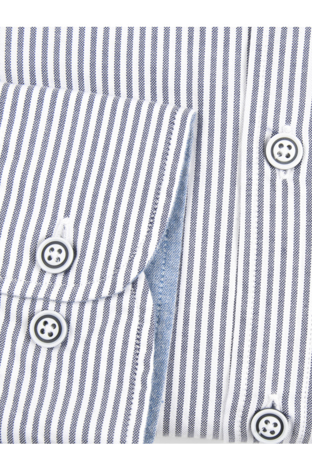 Hackett London Hemd Blau/Weiß gestreift