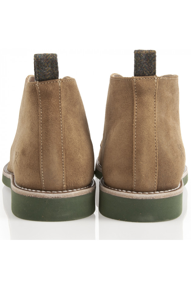 Hackett London Schnürschuh Beige/Grün