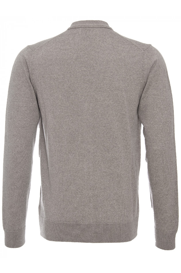 Hackett London Strickweste Taupe