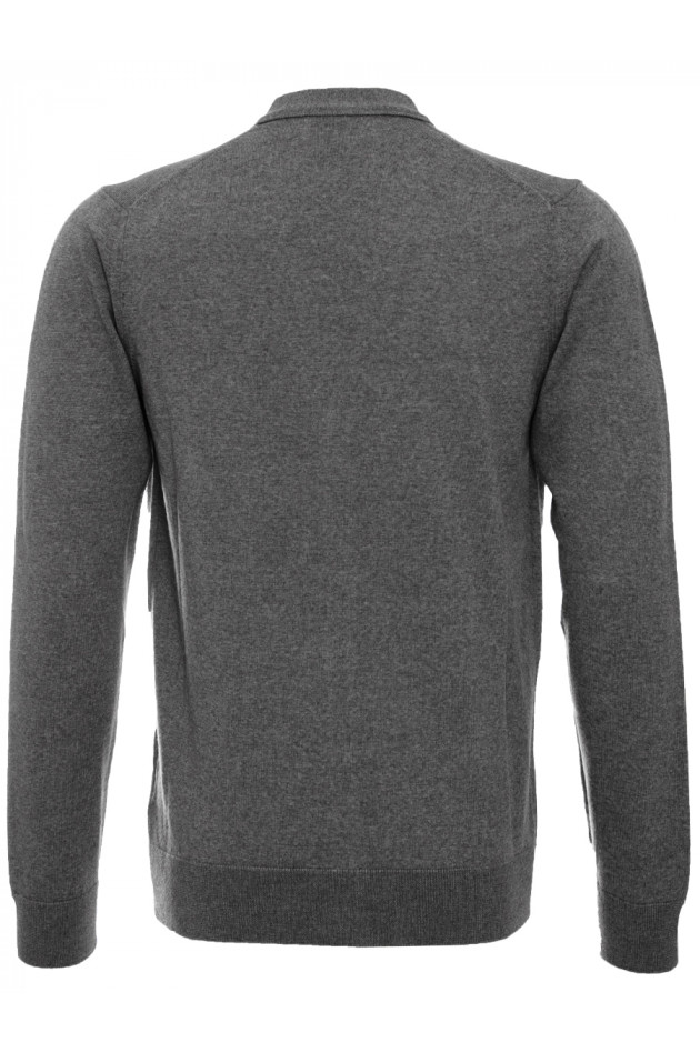 Hackett London Strickweste Dunkelgrau