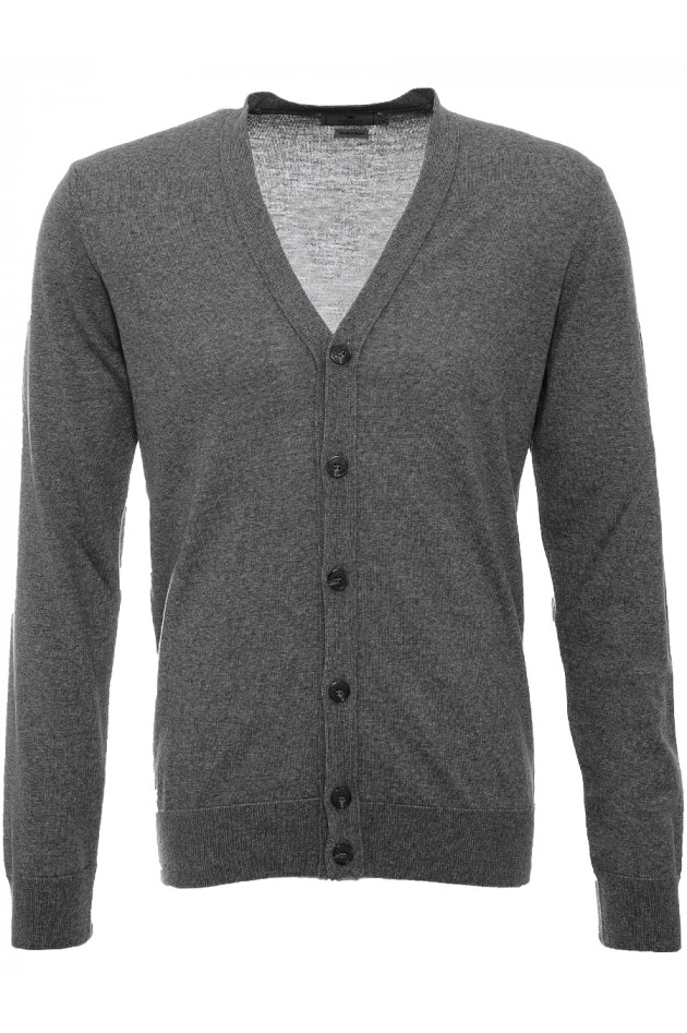 Hackett London Strickweste Dunkelgrau