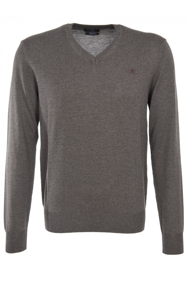 Hackett London Wollpullover Braun