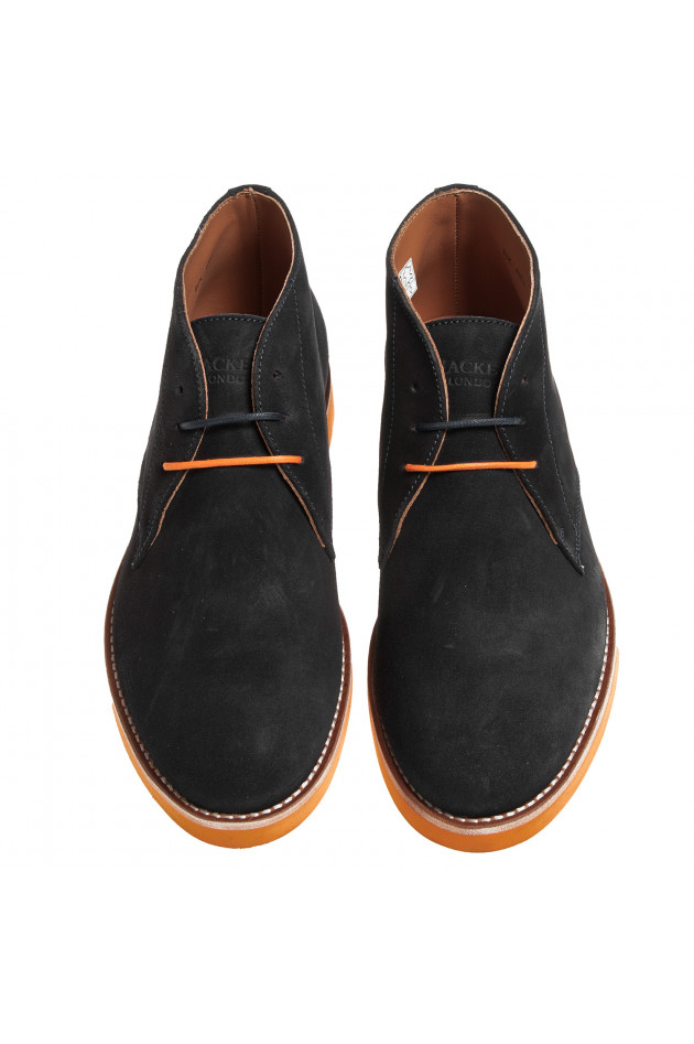 Hackett Schnürschuh in Blau/Orange