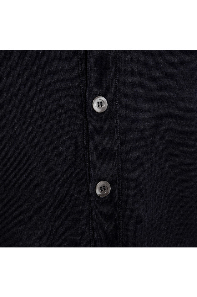 Hackett London Strickweste in Dunkelblau