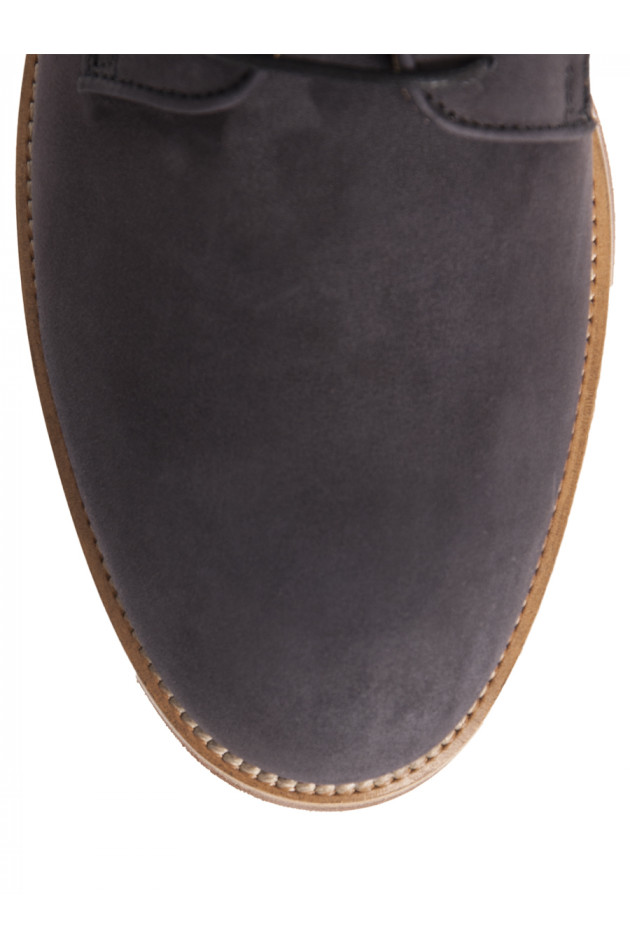 Tod's Halbschuh aus Nubukleder in Blau