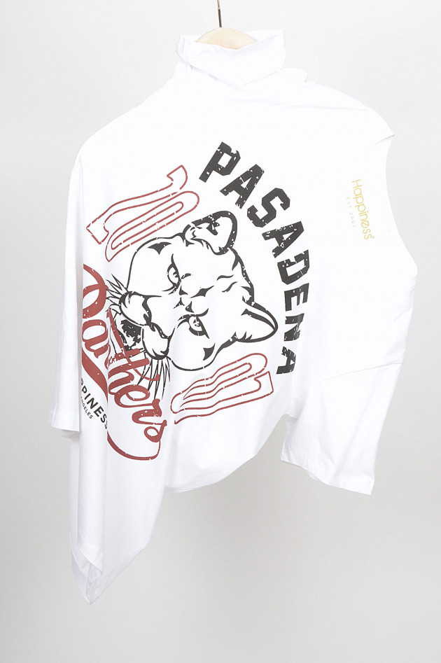 Happiness T-Shirt PASADENA in Weiß