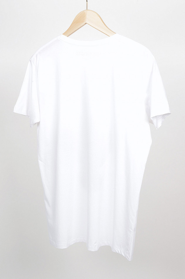 Happiness T-Shirts GITARRE in Weiß/Rot