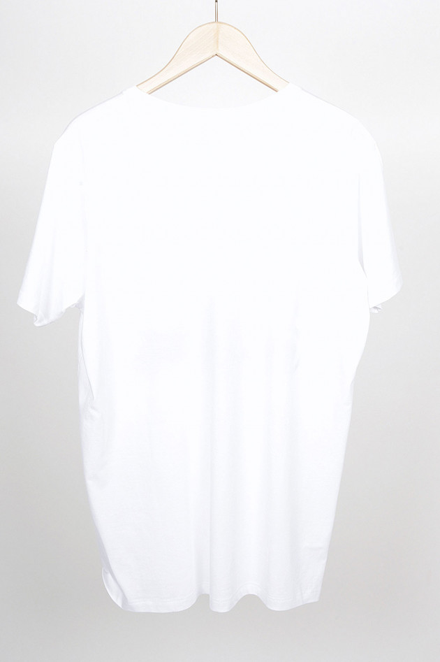 Happiness T-Shirt in Weiß/Schwarz/Braun