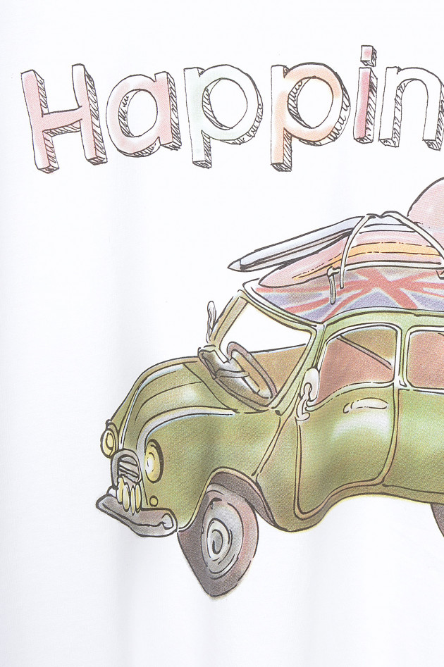 Happiness T-Shirt HAPPINESS 3 in Weiß