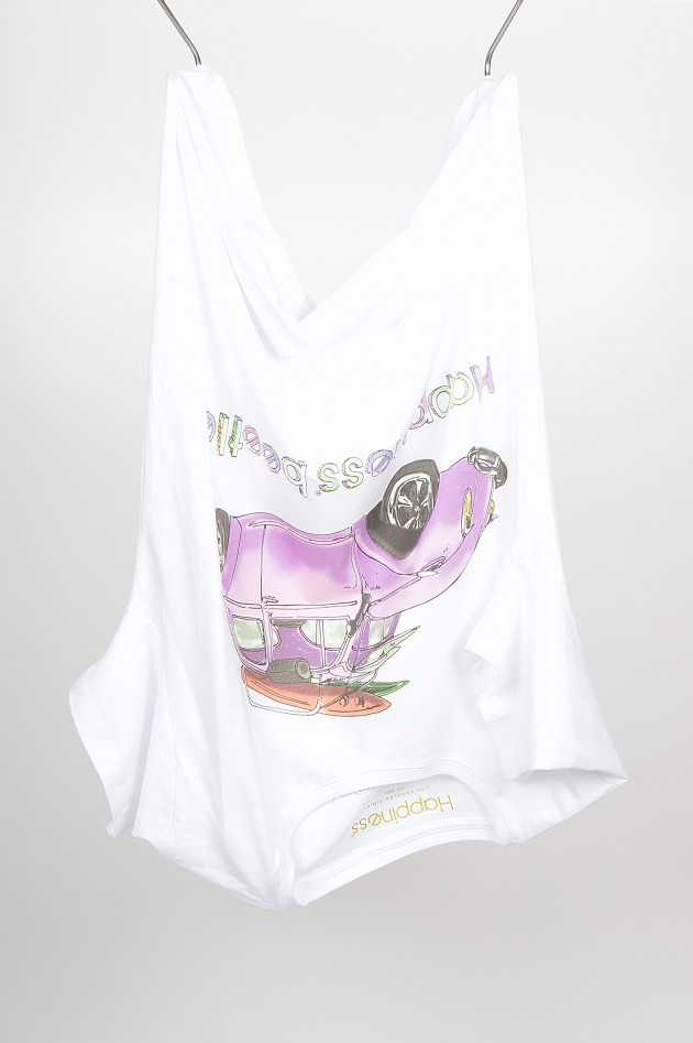 Happiness T-Shirt HAPPINESS 4 in Weiß