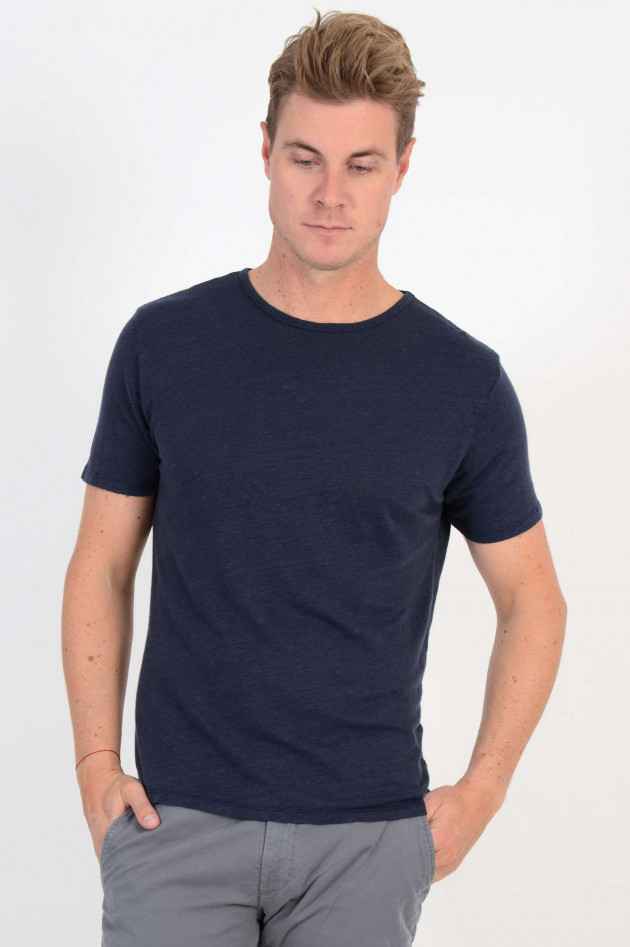 Hartford Leinenshirt in Navy