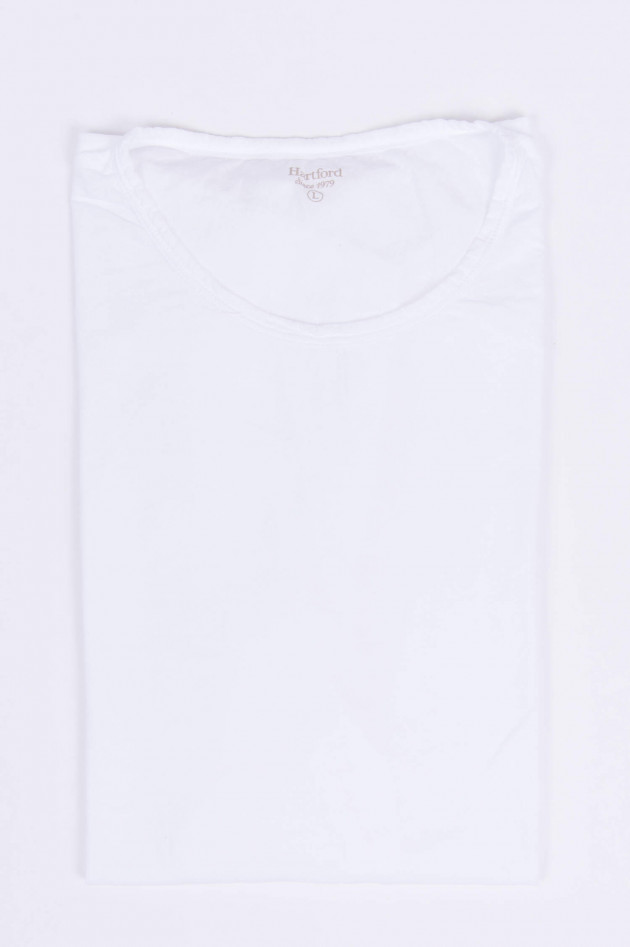 Hartford Basic T-Shirt in Weiß