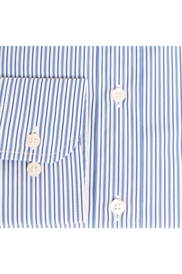 Etro Hemd Blau/Weiß gemustert