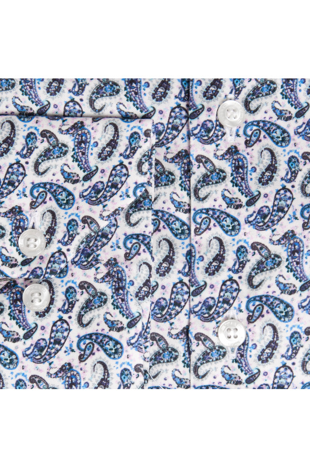 Etro Hemd in Blau gemustert
