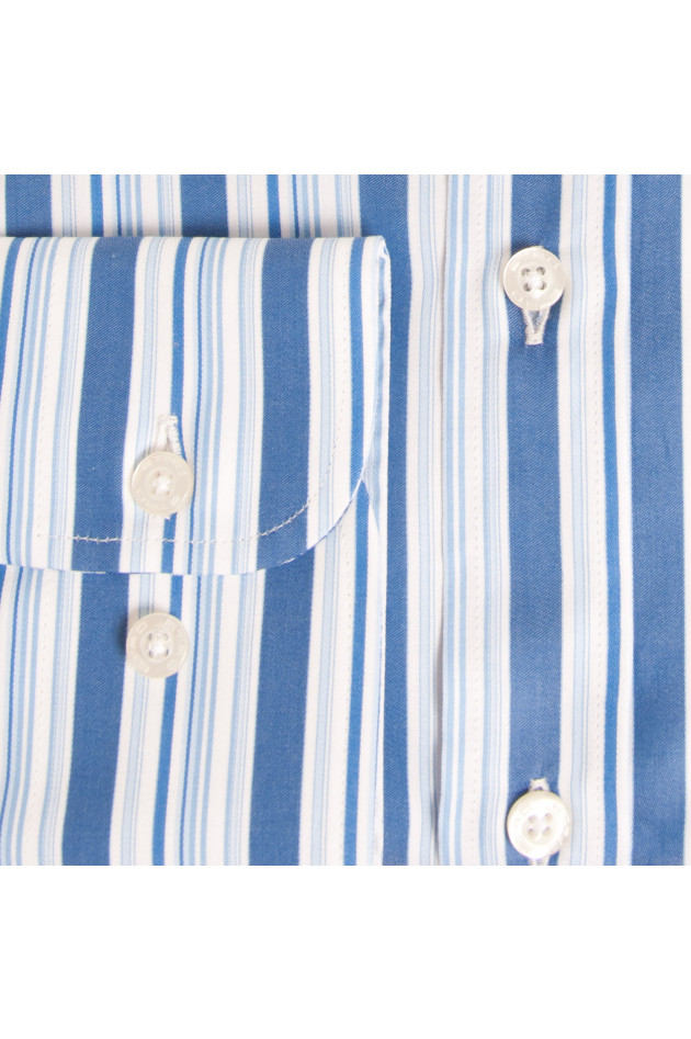 Etro Hemd in Blau/Weiß gestreift