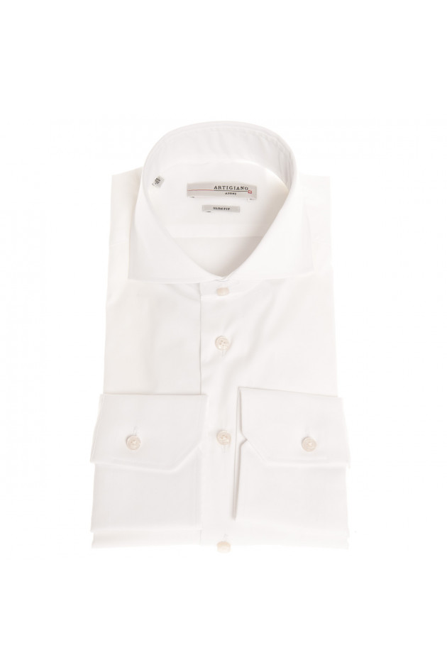 Artigiano Hemd Slim Fit in weiß