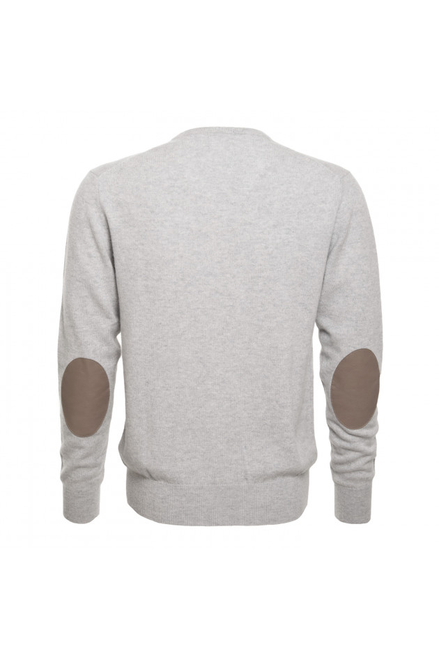Cashmerepullover in Hellgrau