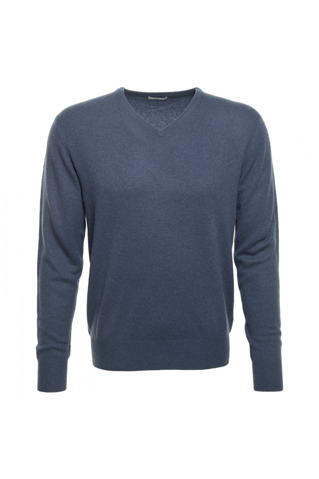 Hemisphere Cashmerepullover in Blau