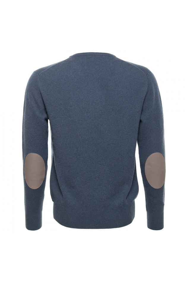 Hemisphere Cashmerepullover in Blau