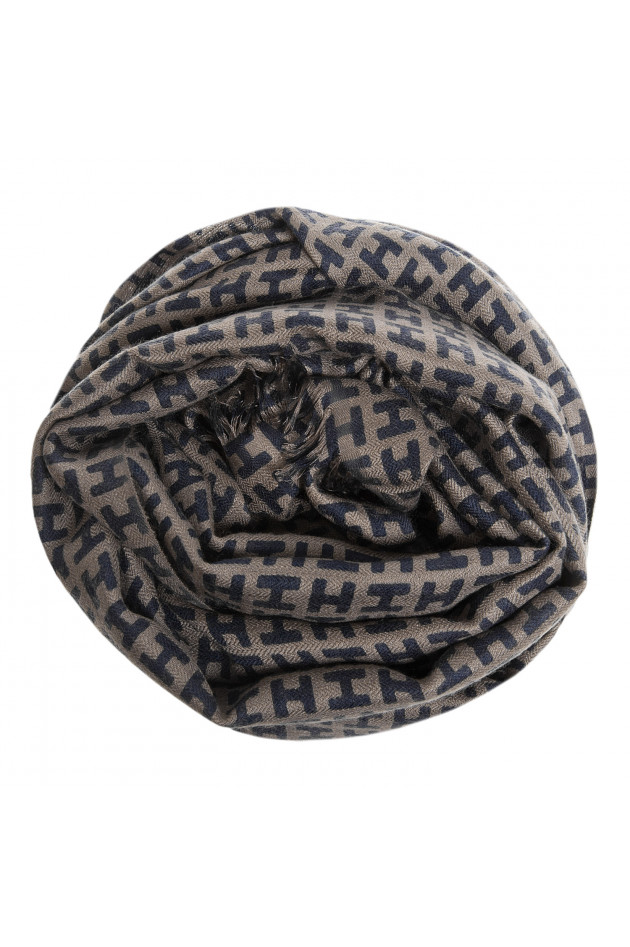 Hemisphere Cashmereschal RADEGUNDE in Taupe/Blau