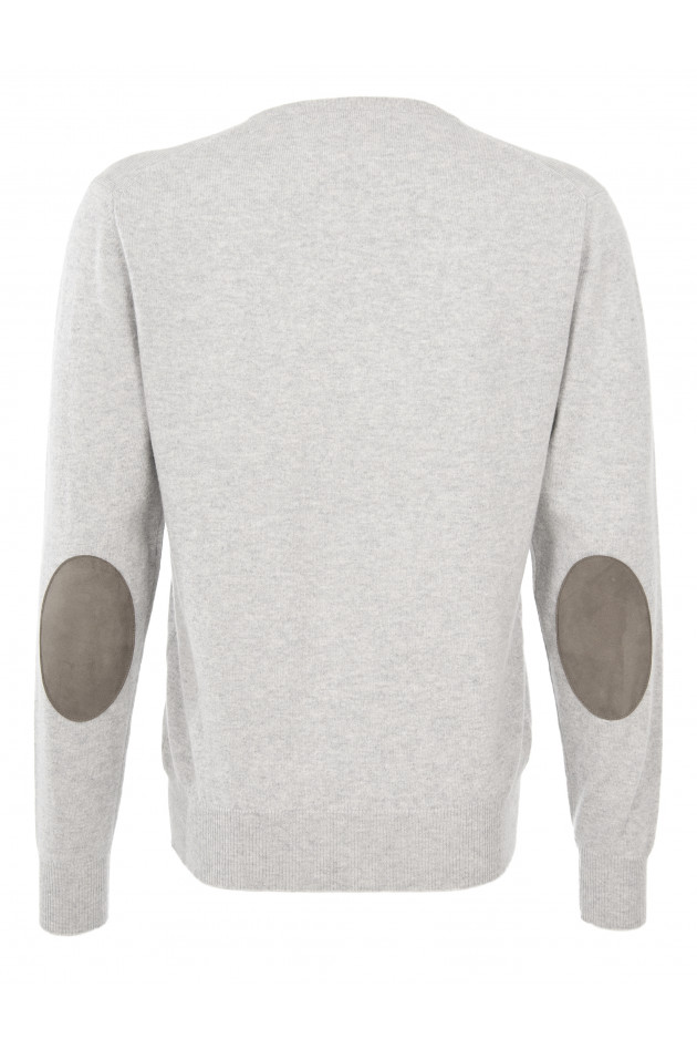 Hemisphere Kaschmirpullover Hellgrau
