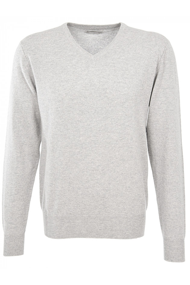Hemisphere Kaschmirpullover Hellgrau