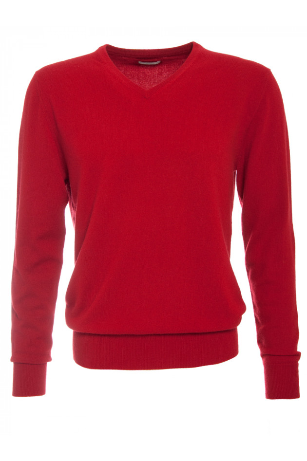 Hemisphere Kaschmirpullover Rot