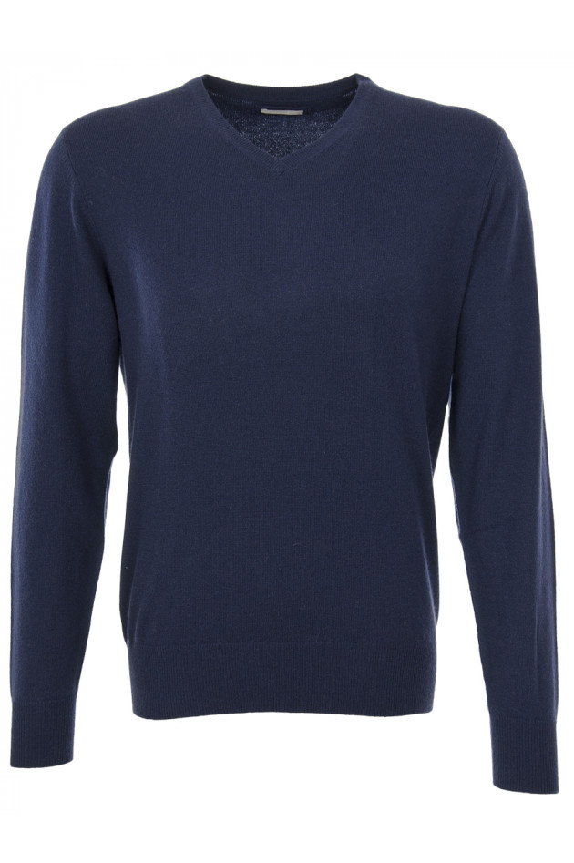 Hemisphere Kaschmirpullover Jeansblau