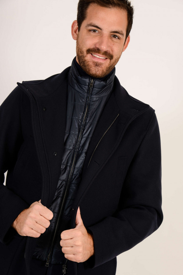 Herno Jacke aus Wolle in Navy