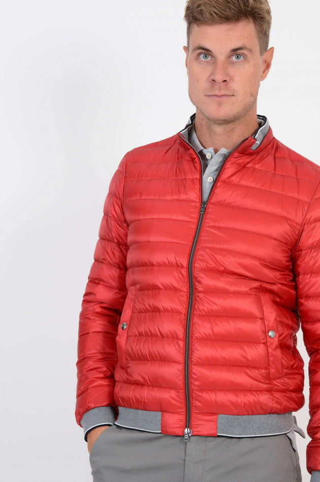 Herno Leichtdaunenjacke in Rot