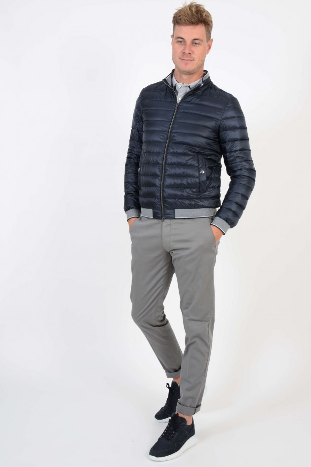 Herno Leichtdaunenjacke in Navy