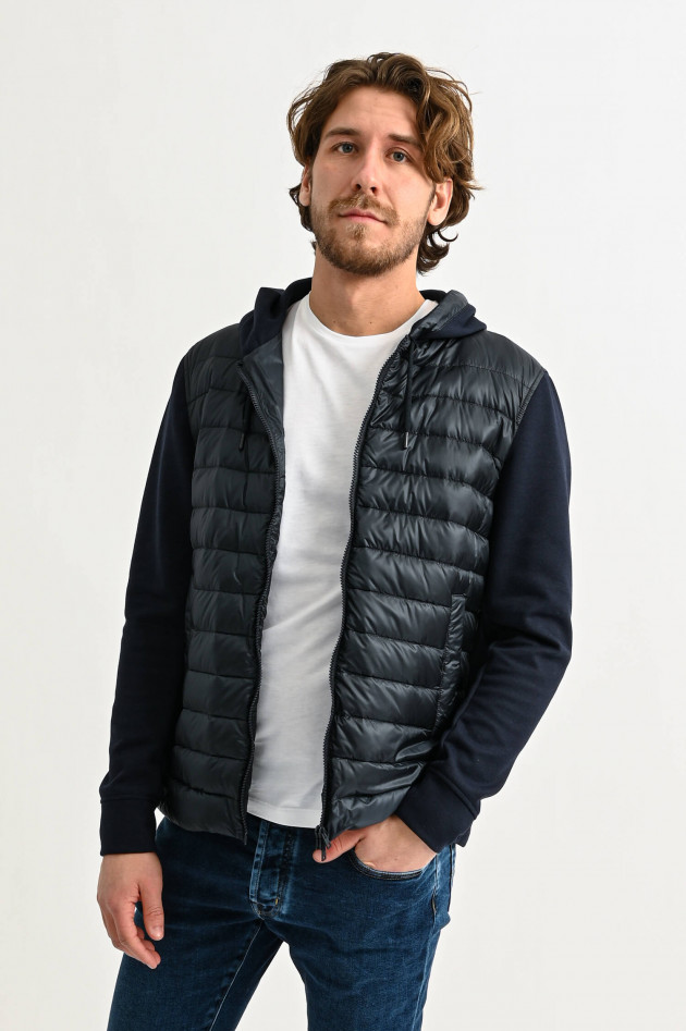 Herno Hybrid Jacke in Navy