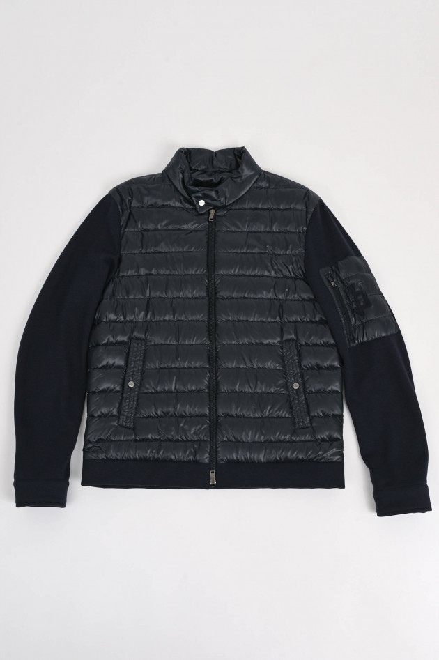 Herno Hybrid Bomberjacke in Navy