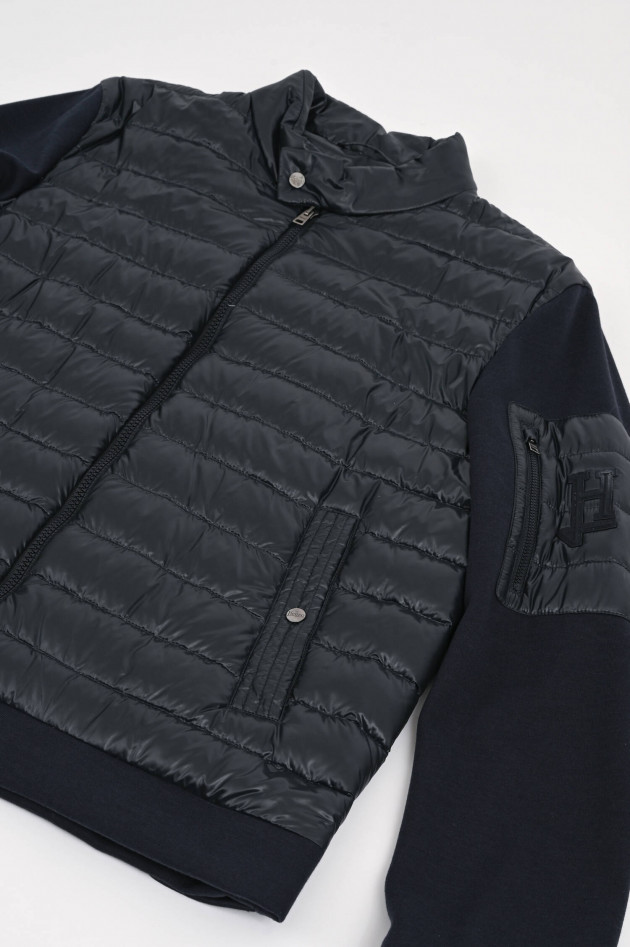 Herno Hybrid Bomberjacke in Navy