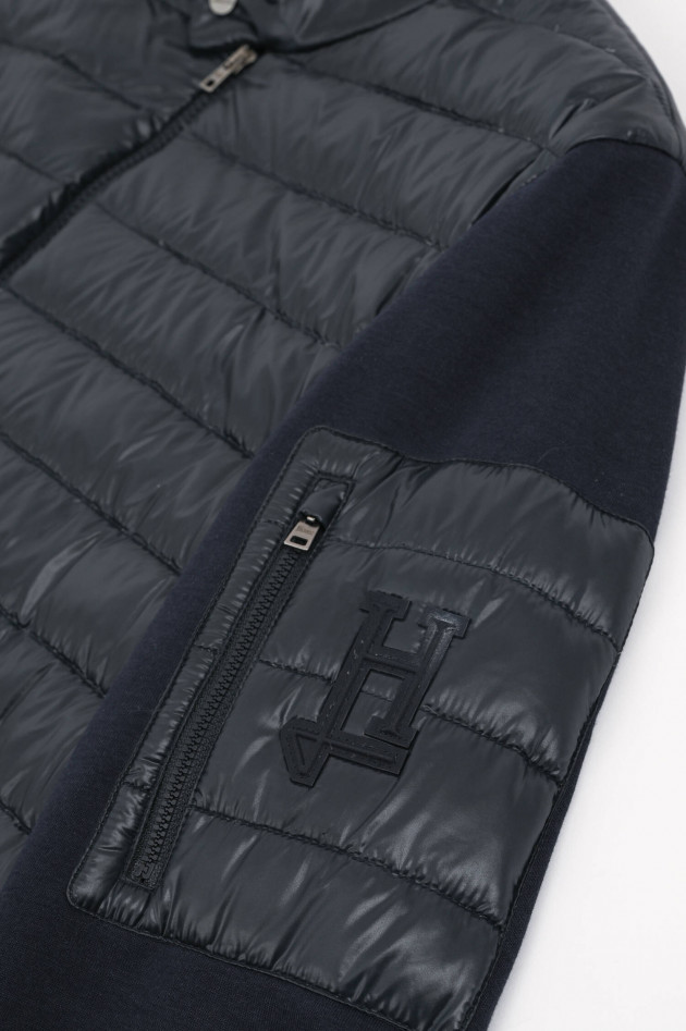 Herno Hybrid Bomberjacke in Navy