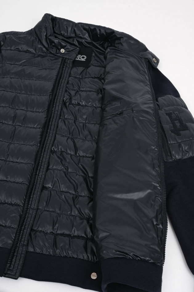 Herno Hybrid Bomberjacke in Navy