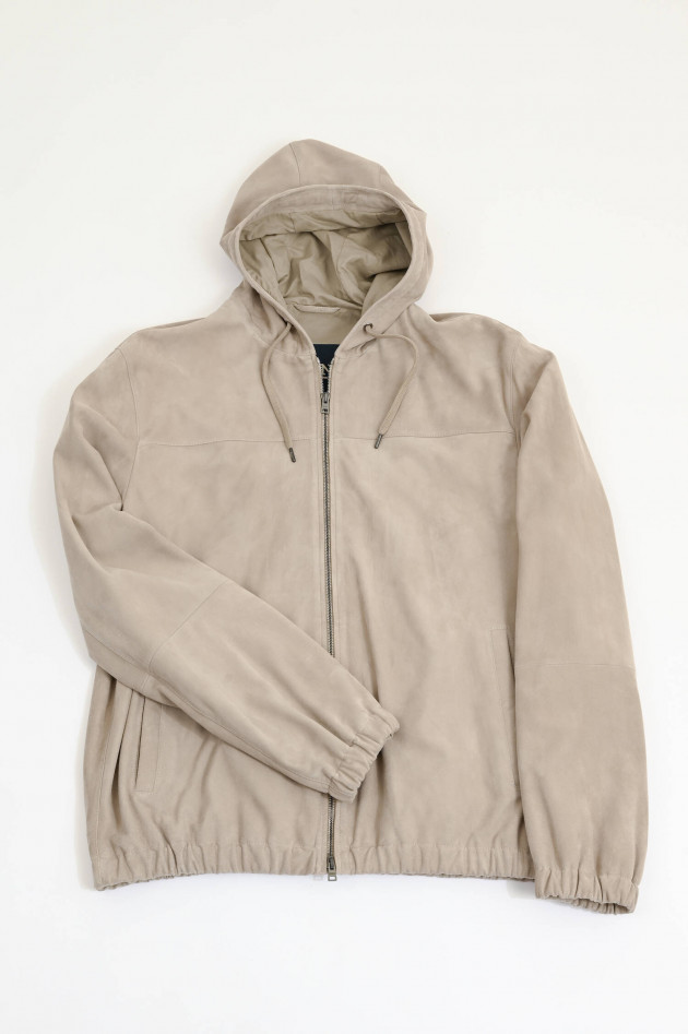 Herno Jacke aus Ziegenleder in Tortora