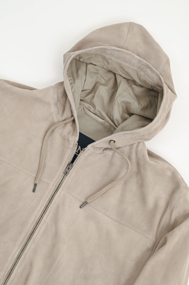 Herno Jacke aus Ziegenleder in Tortora
