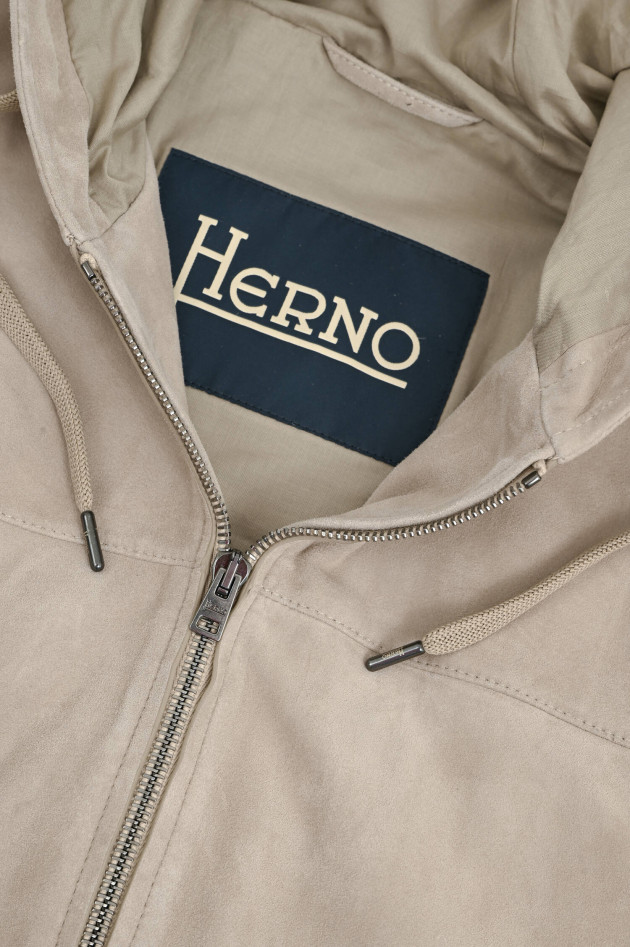 Herno Jacke aus Ziegenleder in Tortora