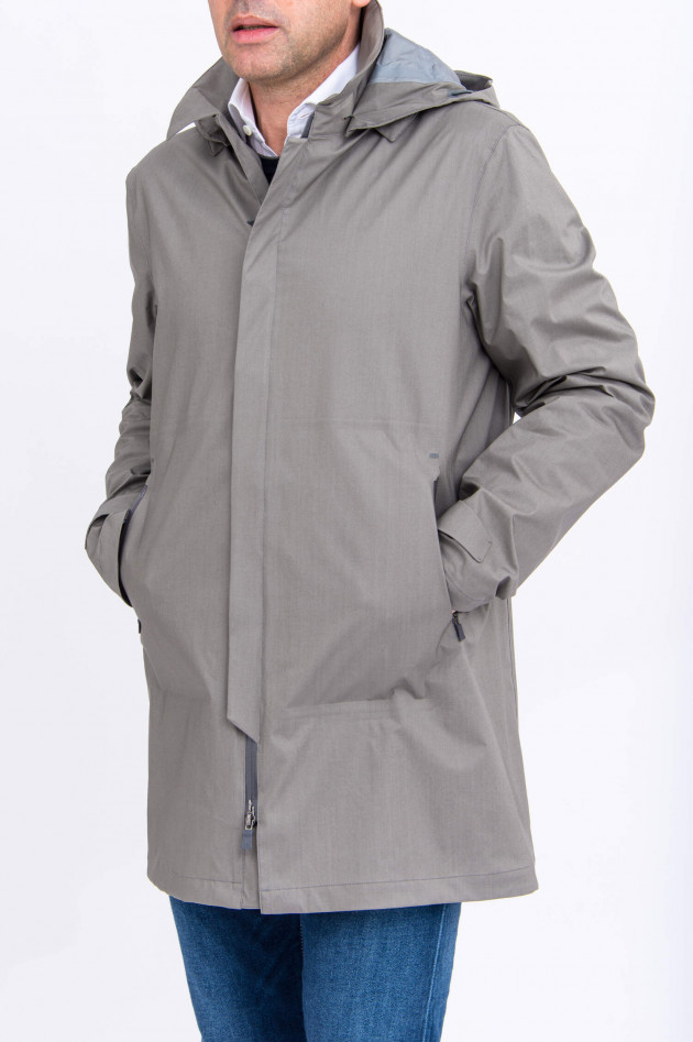 Herno Trench/Raincoat LAMINAR in Graugrün