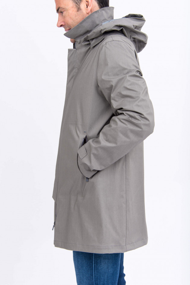 Herno Trench/Raincoat LAMINAR in Graugrün