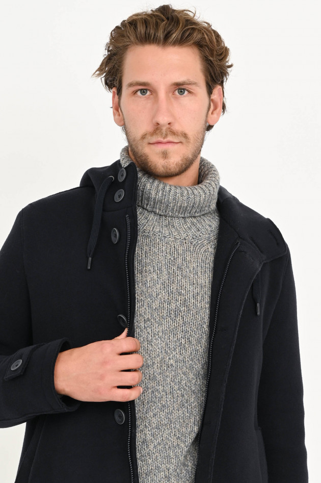 Herno Wolljacke mit gestepptem Futter in Navy