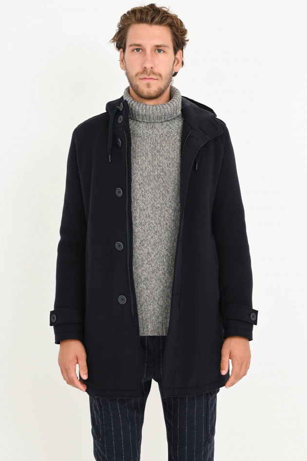 Herno Wolljacke mit gestepptem Futter in Navy