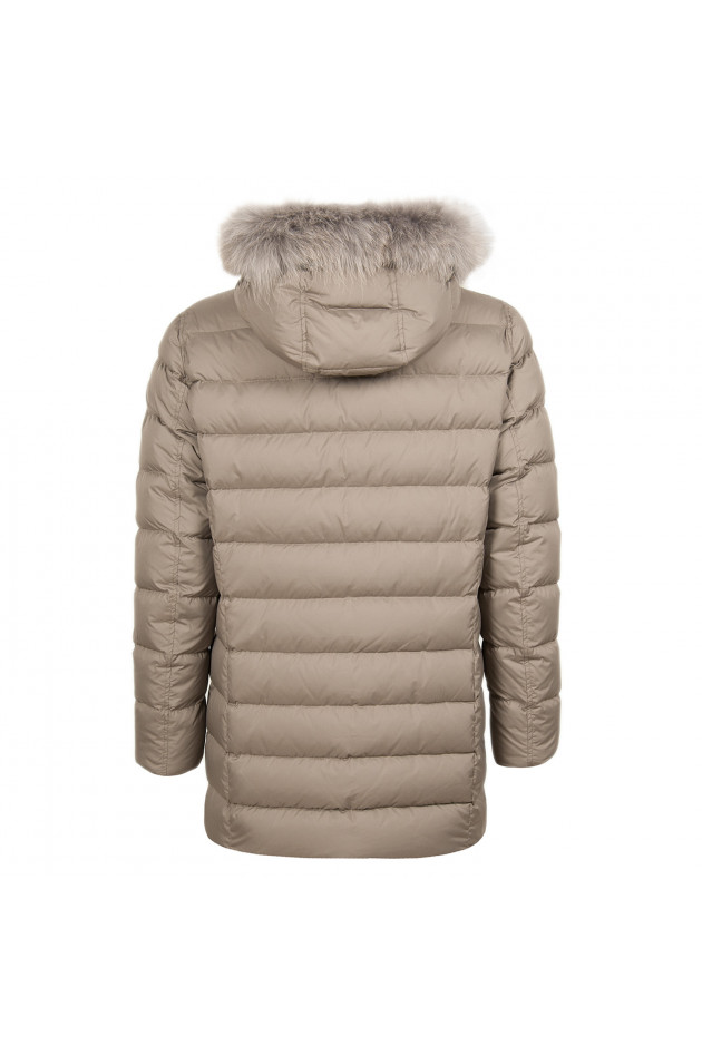Daunenmantel in Taupe von Herno