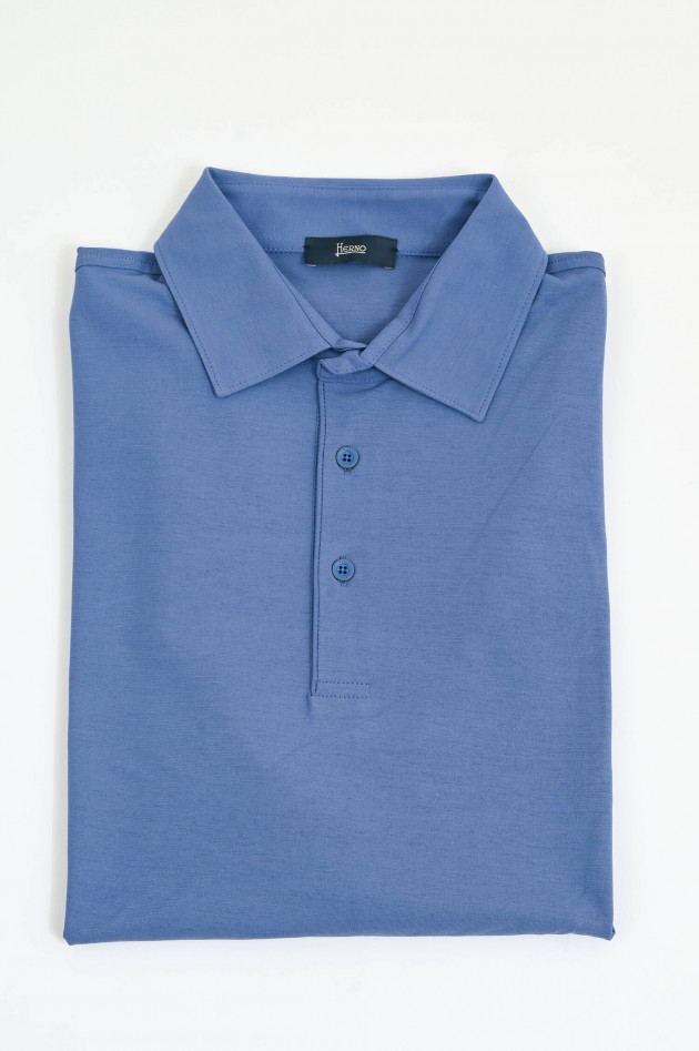 Herno Poloshirt in Graublau