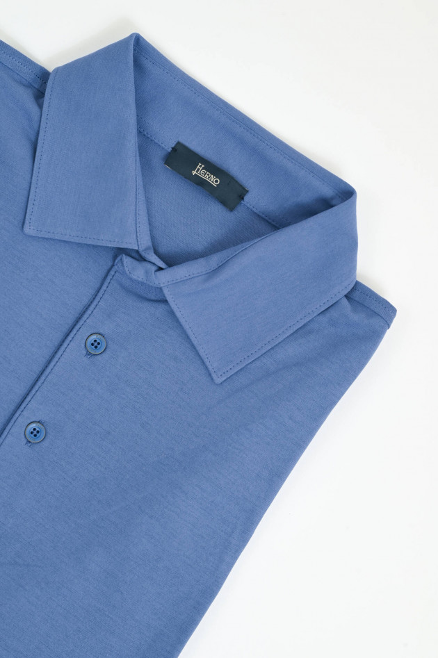 Herno Poloshirt in Graublau