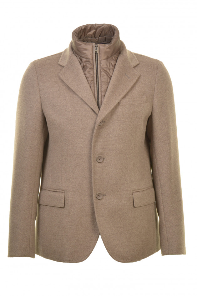 Herno Cashmerejacke in Taupe